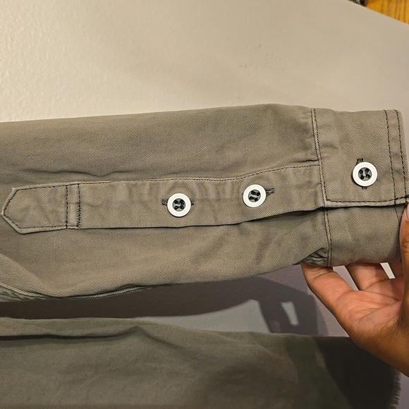 Anthropologie Pistola Camo Royal Honor Utility Military Star Shacket Jacket NWOT - Picture 13 of 16